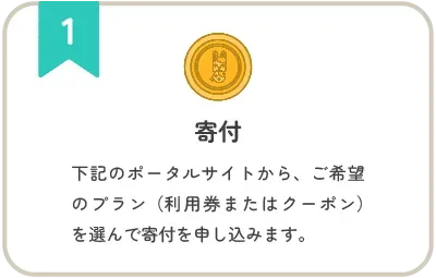 ふるさと納税お申し込みの流れ ステップ1