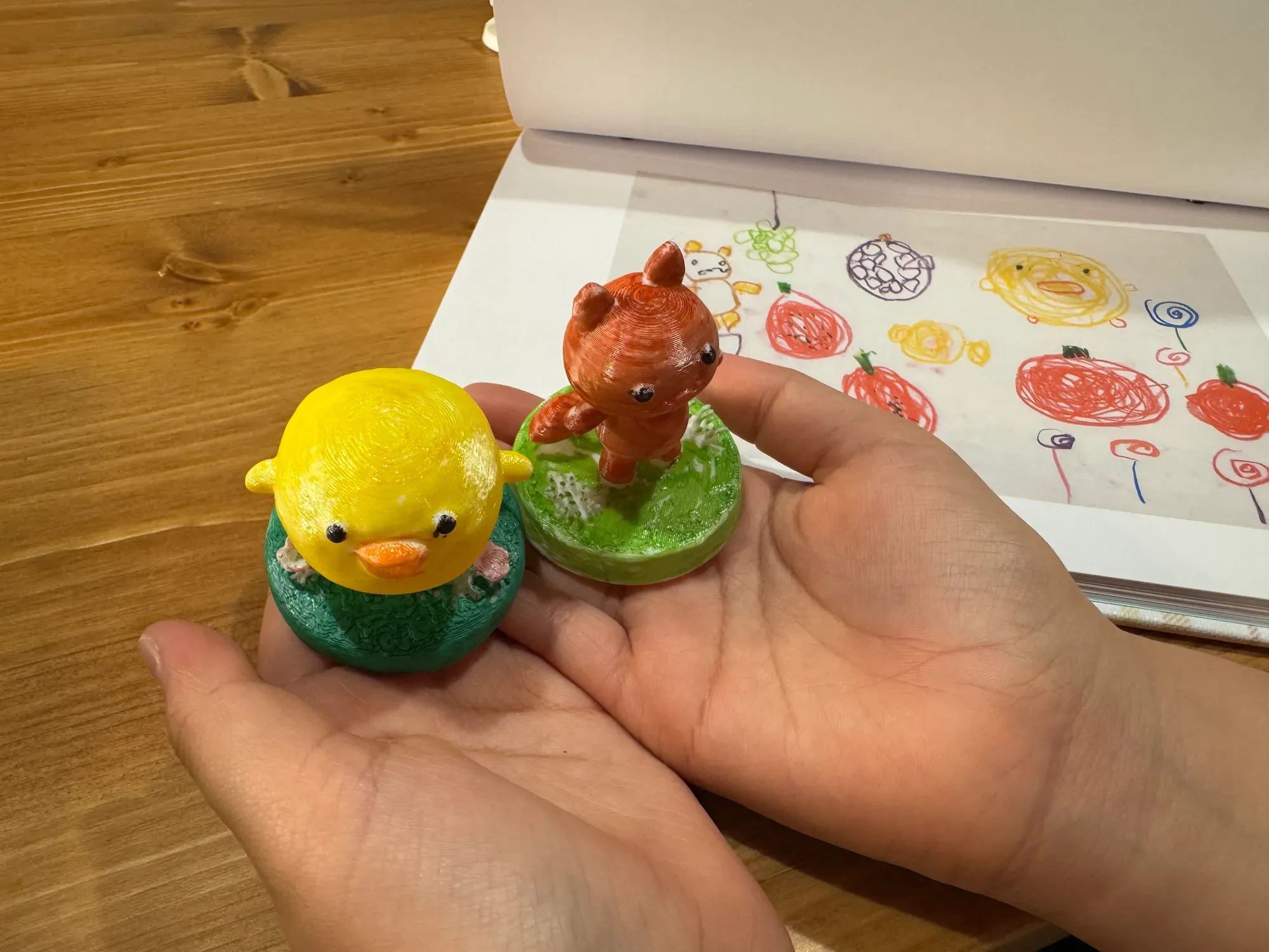 キッズアートの作品例